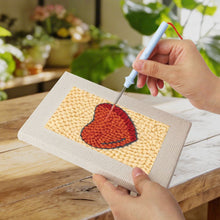 Carica l'immagine nel visualizzatore di Gallery, Punch Needle Kit (4 pezzi) con cornici - Piccole Golosità 2