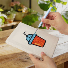 Carica l'immagine nel visualizzatore di Gallery, Punch Needle Kit (4 pezzi) con cornici - Collezione Bocconi Gustosi 1