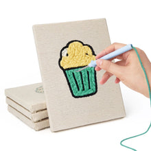 Carica l'immagine nel visualizzatore di Gallery, Punch Needle Kit (4 pezzi) con cornici - Collezione Bocconi Gustosi 1