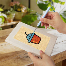 Carica l'immagine nel visualizzatore di Gallery, Punch Needle Kit (4 pezzi) con cornici - Collezione Bocconi Gustosi 2