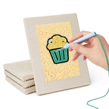 Carica l'immagine nel visualizzatore di Gallery, Punch Needle Kit (4 pezzi) con cornici - Collezione Bocconi Gustosi 2