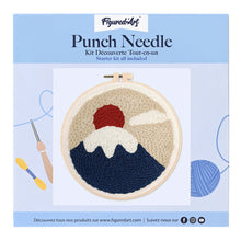 Carica l'immagine nel visualizzatore di Gallery, Punch Needle Kit Alba sul Fuji