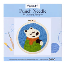 Carica l'immagine nel visualizzatore di Gallery, Punch Needle Kit Orso polare felice