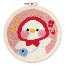Carica l'immagine nel visualizzatore di Gallery, Punch Needle Cuffietta rossa