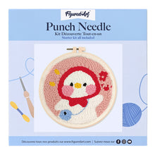Carica l'immagine nel visualizzatore di Gallery, Punch Needle Kit Cuffietta rossa