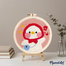 Carica l'immagine nel visualizzatore di Gallery, Punch Needle Kit Cuffietta rossa