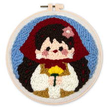 Carica l'immagine nel visualizzatore di Gallery, Punch Needle Piccola alsaziana con fiori