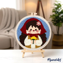 Carica l'immagine nel visualizzatore di Gallery, Punch Needle Kit Piccola alsaziana con fiori