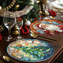 Carica l&#39;immagine nel visualizzatore di Gallery, Set di 6 Tovagliette da Dipingere con i numeri (20cm diametro) - Regalo di Natale Creativo