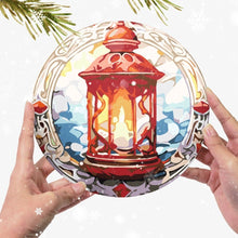 Carica l&#39;immagine nel visualizzatore di Gallery, Set di 6 Tovagliette da Dipingere con i numeri (20cm diametro) - Natalizie