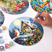 Carica l&#39;immagine nel visualizzatore di Gallery, Set di 4 Tovagliette da Dipingere con i numeri (20cm diametro) - Vacanze e Natura