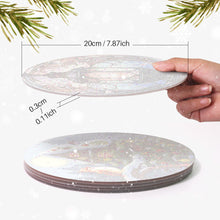 Carica l&#39;immagine nel visualizzatore di Gallery, Set di 4 Tovagliette da Dipingere con i numeri (20cm diametro) - Vacanze e Natura