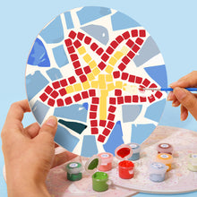 Carica l&#39;immagine nel visualizzatore di Gallery, Set di 6 Tovagliette da Dipingere con i numeri (20cm diametro) - Motivo Geometrico Decorativo