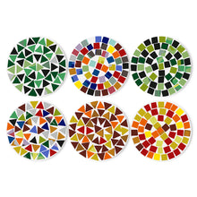 Carica l&#39;immagine nel visualizzatore di Gallery, Set di 6 Tovagliette da Dipingere con i numeri (20cm diametro) - Geometrico Moderno