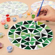 Carica l'immagine nel visualizzatore di Gallery, Set di 6 Tovagliette da Dipingere con i numeri (20cm diametro) - Geometrico Moderno