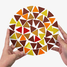 Carica l'immagine nel visualizzatore di Gallery, Set di 6 Tovagliette da Dipingere con i numeri (20cm diametro) - Geometrico Moderno