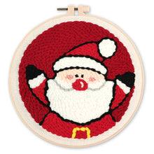 Carica l'immagine nel visualizzatore di Gallery, Punch Needle Babbo Natale