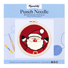 Carica l'immagine nel visualizzatore di Gallery, Punch Needle Kit Babbo Natale
