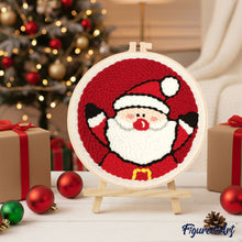 Carica l'immagine nel visualizzatore di Gallery, Punch Needle Kit Babbo Natale
