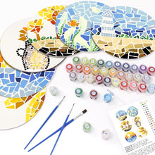 Carica l'immagine nel visualizzatore di Gallery, Set di 6 Tovagliette da Dipingere con i numeri (20cm diametro) -  Vita Costiera
