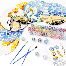Carica l&#39;immagine nel visualizzatore di Gallery, Set di 6 Tovagliette da Dipingere con i numeri (20cm diametro) -  Vita Costiera