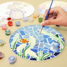 Carica l'immagine nel visualizzatore di Gallery, Set di 6 Tovagliette da Dipingere con i numeri (20cm diametro) -  Vita Costiera
