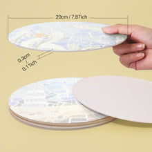Carica l'immagine nel visualizzatore di Gallery, Set di 6 Tovagliette da Dipingere con i numeri (20cm diametro) -  Vita Costiera