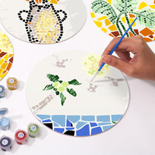 Carica l&#39;immagine nel visualizzatore di Gallery, Set di 6 Tovagliette da Dipingere con i numeri (20cm diametro) - Botanica e Natura