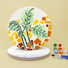Carica l'immagine nel visualizzatore di Gallery, Set di 6 Tovagliette da Dipingere con i numeri (20cm diametro) - Botanica e Natura
