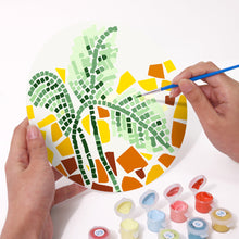 Carica l&#39;immagine nel visualizzatore di Gallery, Set di 6 Tovagliette da Dipingere con i numeri (20cm diametro) - Botanica e Natura