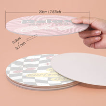 Carica l'immagine nel visualizzatore di Gallery, Set di 6 Tovagliette da Dipingere con i numeri (20cm diametro) - Frasi Motivazionali