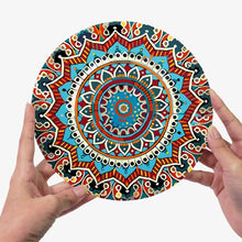 Carica l&#39;immagine nel visualizzatore di Gallery, Set di 6 Tovagliette da Dipingere con i numeri (20cm diametro) -  Mandala Bohème Rotondo
