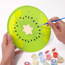 Carica l&#39;immagine nel visualizzatore di Gallery, Set di 6 Tovagliette da Dipingere con i numeri (20cm diametro) - Fette di Frutta Colorate