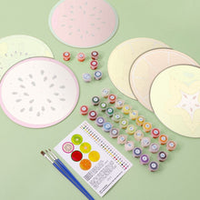 Carica l'immagine nel visualizzatore di Gallery, Set di 6 Tovagliette da Dipingere con i numeri (20cm diametro) - Fette di Frutta Colorate