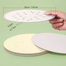 Carica l'immagine nel visualizzatore di Gallery, Set di 6 Tovagliette da Dipingere con i numeri (20cm diametro) - Fette di Frutta Colorate