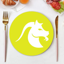 Carica l&#39;immagine nel visualizzatore di Gallery, Set di 12 Tovagliette da Dipingere con i numeri (20cm diametro) - Serie Segni Zodiacali 2