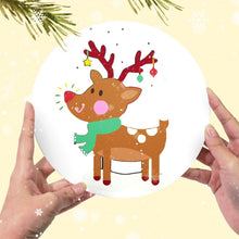 Carica l&#39;immagine nel visualizzatore di Gallery, Set di 4 Tovagliette da Dipingere con i numeri (20cm diametro) - Decorazioni di Natale 1