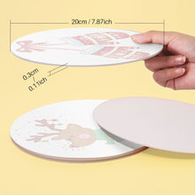 Carica l&#39;immagine nel visualizzatore di Gallery, Set di 4 Tovagliette da Dipingere con i numeri (20cm diametro) - Decorazioni di Natale 1