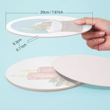 Carica l&#39;immagine nel visualizzatore di Gallery, Set di 4 Tovagliette da Dipingere con i numeri (20cm diametro) - Decorazioni di Natale 2