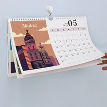 Carica l&#39;immagine nel visualizzatore di Gallery, Calendario da Dipingere con i Numeri 2026 - Monumenti Famosi