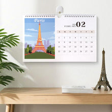 Carica l&#39;immagine nel visualizzatore di Gallery, Calendario da Dipingere con i Numeri 2026 - Monumenti Famosi