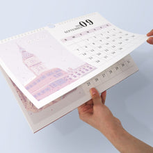 Carica l&#39;immagine nel visualizzatore di Gallery, Calendario da Dipingere con i Numeri 2026 - Monumenti Famosi