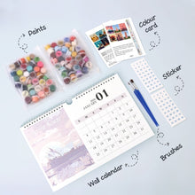 Carica l&#39;immagine nel visualizzatore di Gallery, Calendario da Dipingere con i Numeri 2026 - Monumenti Famosi