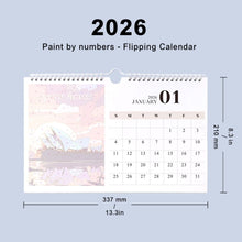 Carica l&#39;immagine nel visualizzatore di Gallery, Calendario da Dipingere con i Numeri 2026 - Monumenti Famosi