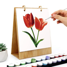 Carica l'immagine nel visualizzatore di Gallery, Calendario da Dipingere con i Numeri 2026 - Fiori di Stagione