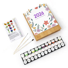 Carica l'immagine nel visualizzatore di Gallery, Calendario da Dipingere con i Numeri 2026 - Fiori di Stagione