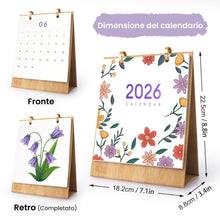 Carica l'immagine nel visualizzatore di Gallery, Calendario da Dipingere con i Numeri 2026 - Fiori di Stagione