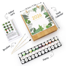 Carica l&#39;immagine nel visualizzatore di Gallery, Calendario da Dipingere con i Numeri 2026 - Piante da Interno in Vaso