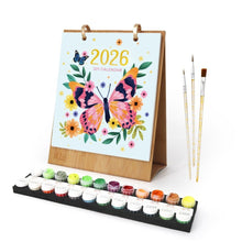 Carica l&#39;immagine nel visualizzatore di Gallery, Calendario da Dipingere con i Numeri 2026 - Farfalle Colorate Figured&#39;Art