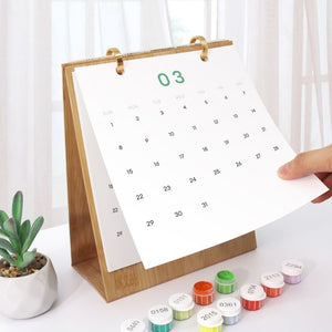 Calendario da Dipingere con i Numeri 2026 - Farfalle Colorate